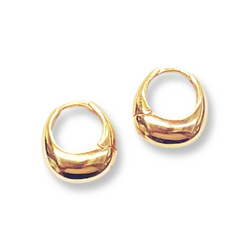 Molten Hoops - 14k Gold Vermeil