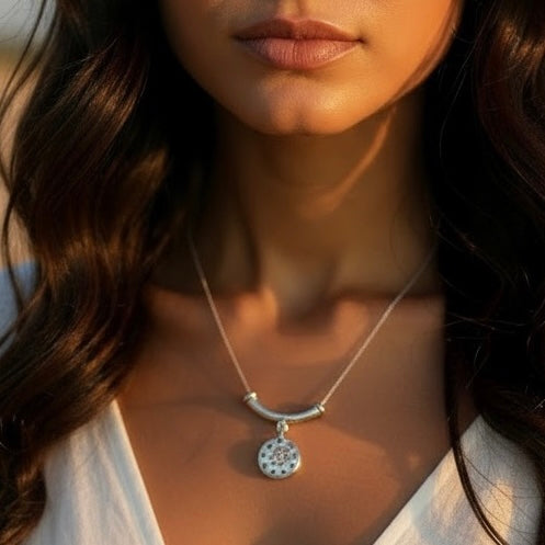 Flower Child Sterling Silver Necklace