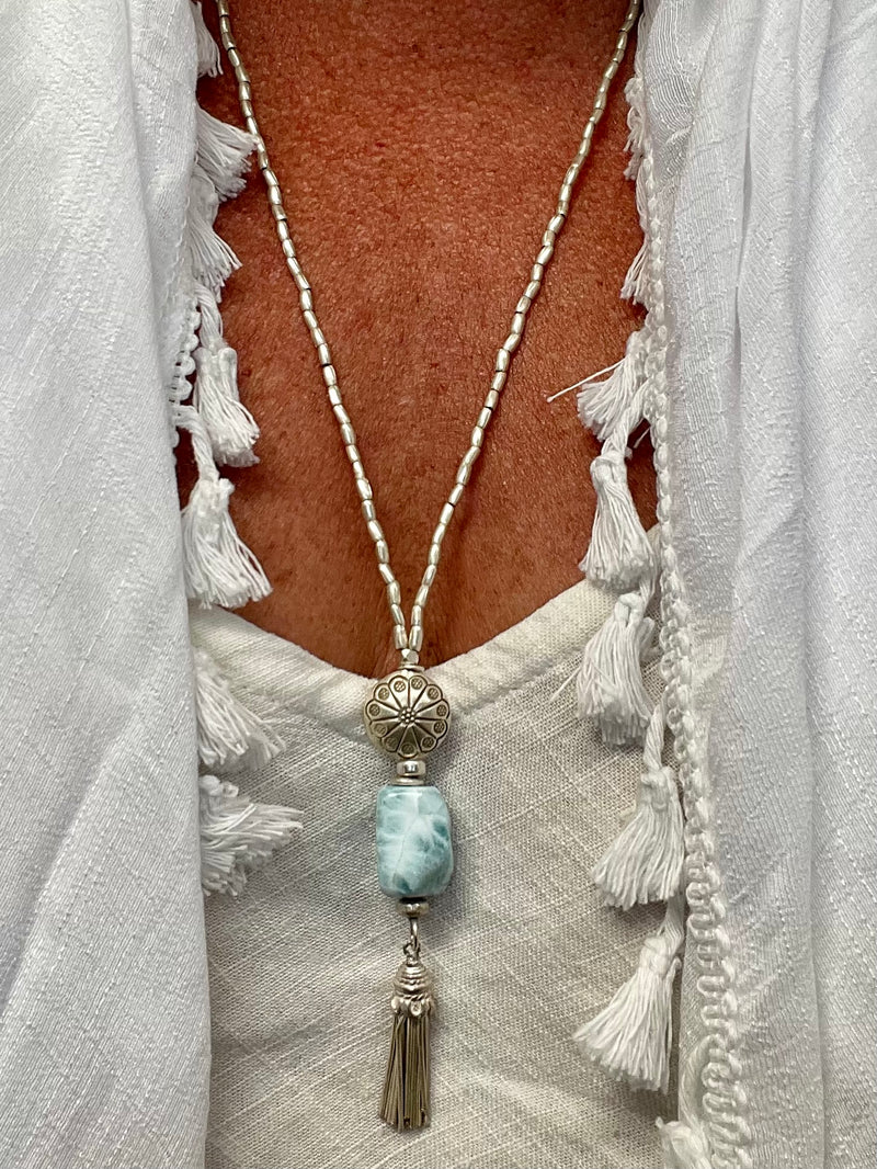 Aster Necklace Long - Tassel
