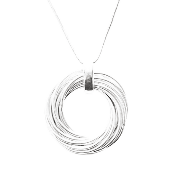 Russian Twist Sterling Silver Necklace