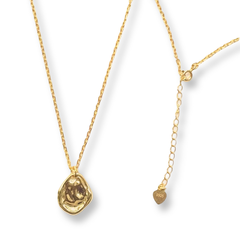 14k Gold Vermeil Necklace - Organic