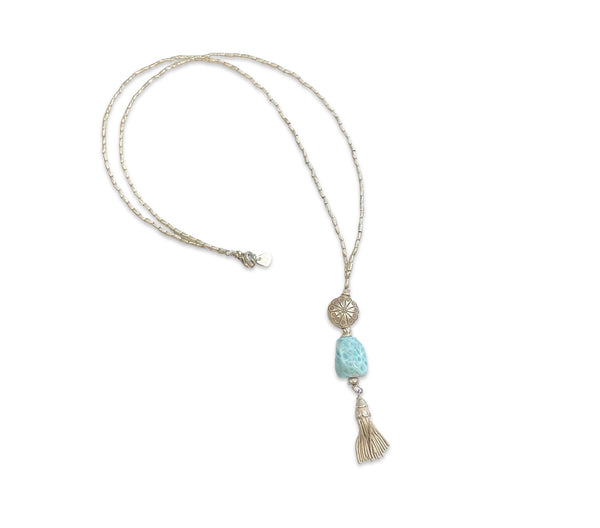 Aster Necklace Long - Tassel