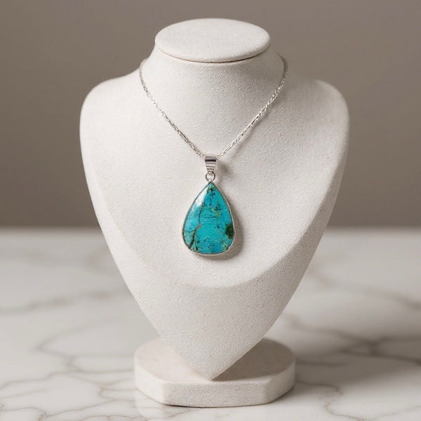 Stella Turquoise Sterling Silver Necklace