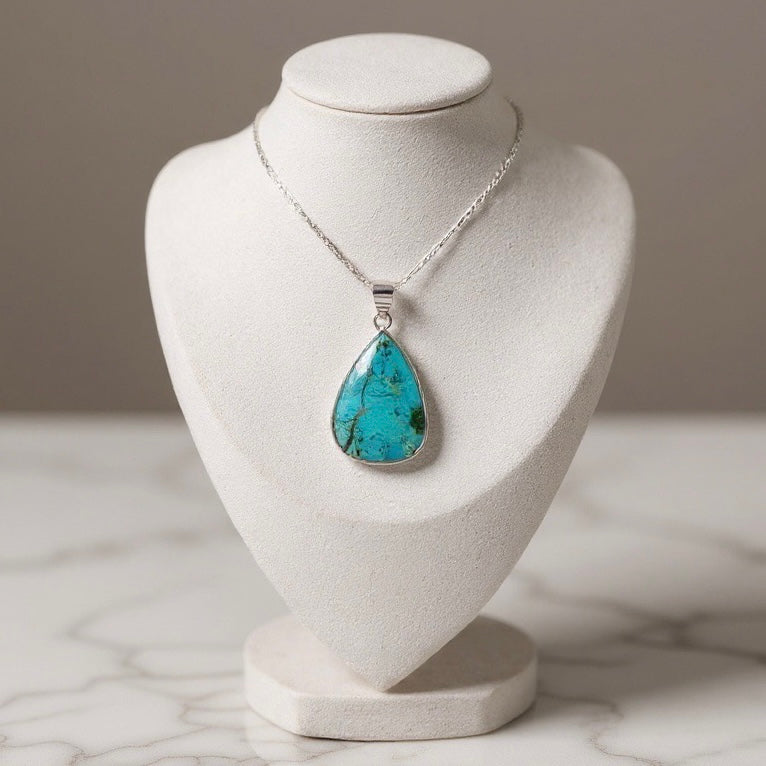 Stella Turquoise Sterling Silver Necklace