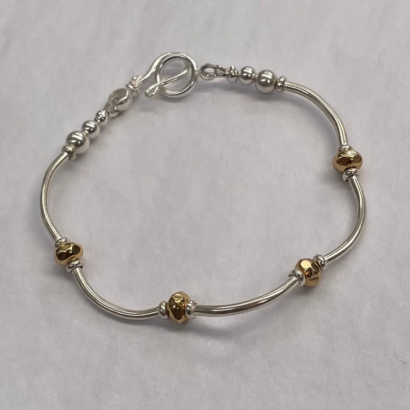 Orion Silver and Gold Bracelet