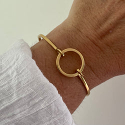 18k Gold Eternal Circle Bracelet