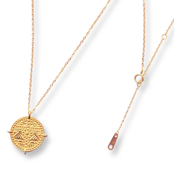 14k Gold Vermeil Necklace - Motif