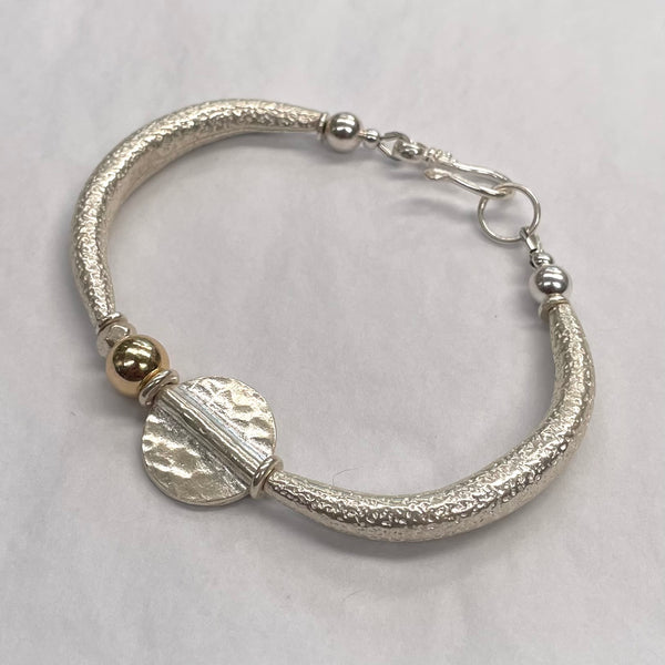 Lyra Silver + Gold Bracelet -