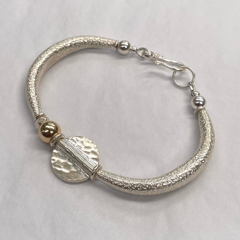 Lyra Silver + Gold Bracelet -