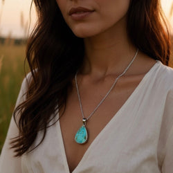 Stella Turquoise Sterling Silver Necklace