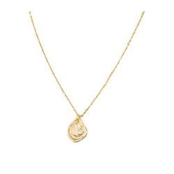 14k Gold Vermeil Necklace - Organic