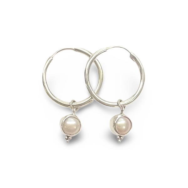 Drops of the Ocean Earrings- Pearl