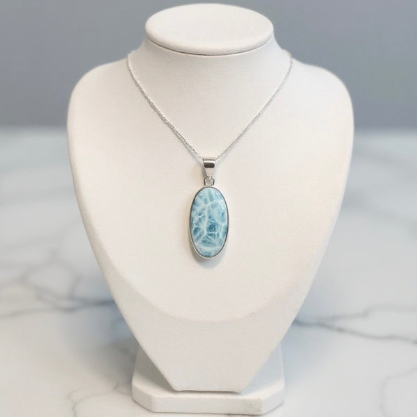 Shara Necklace - Larimar