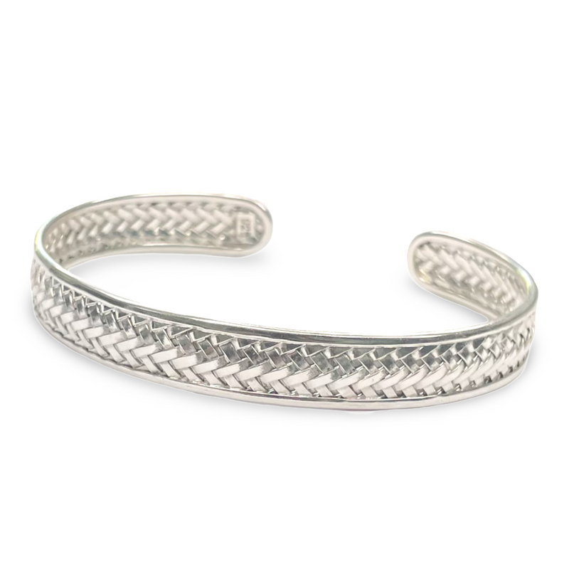 Braided Sterling Silver Cuff