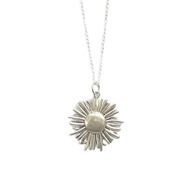 Sterling Silver Necklace - Sunflower