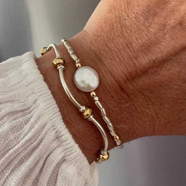 Orion Silver and Gold Bracelet