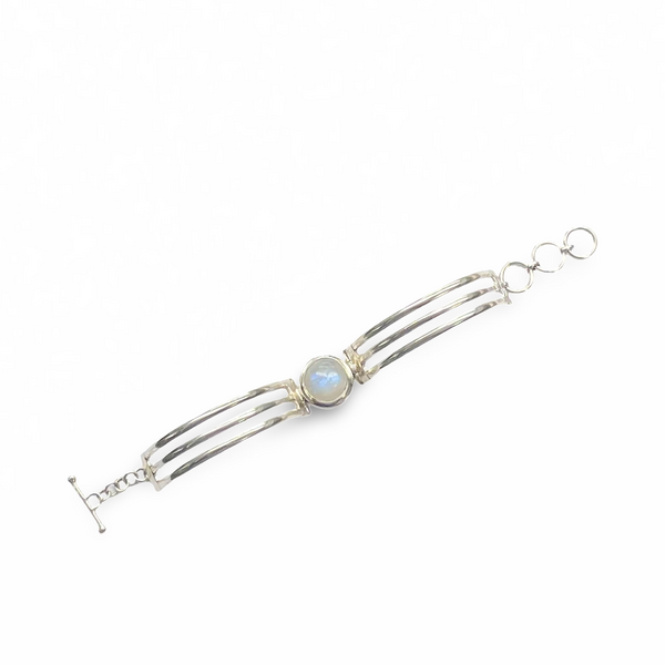 Santa Fe Triple Band Bracelet - Moonstone