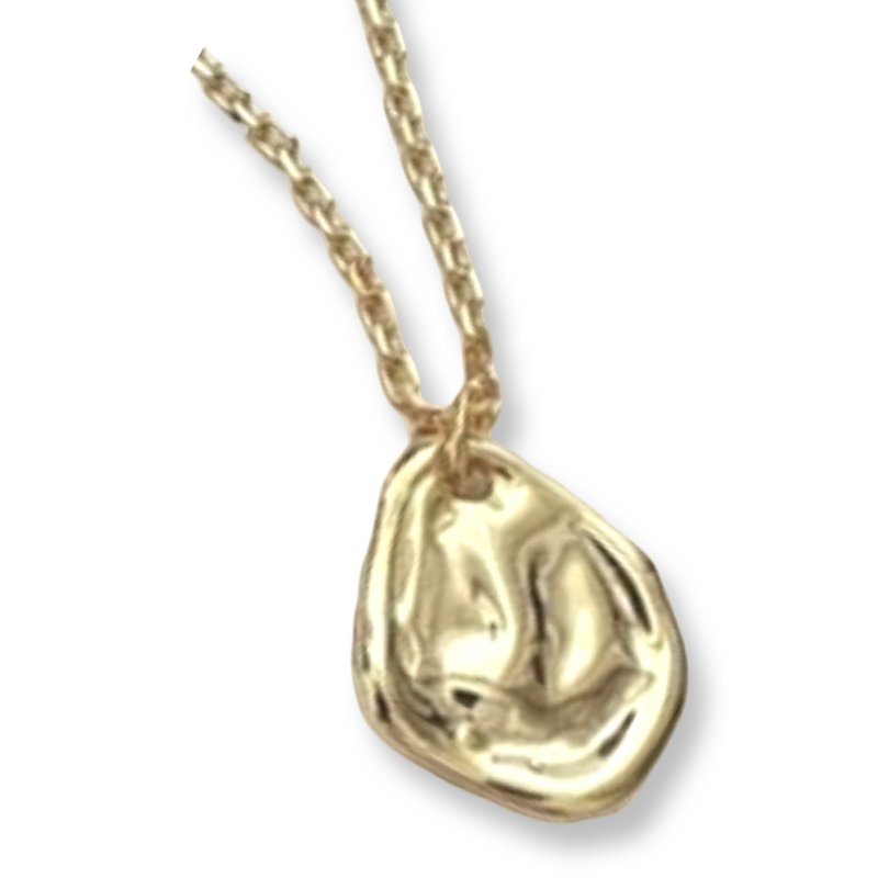 14k Gold Vermeil Necklace - Organic