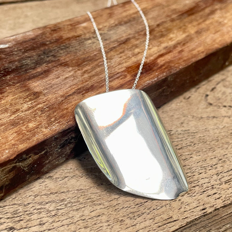 Sterling Silver Necklace - Molten