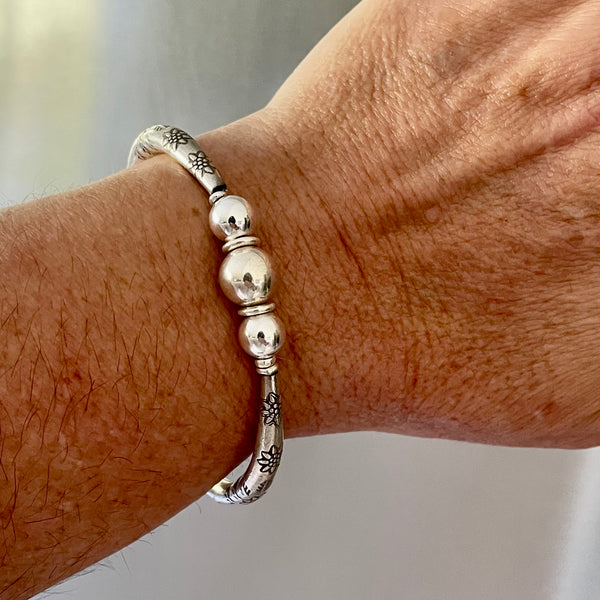 Hilltribe Silver Bracelet - Nomad