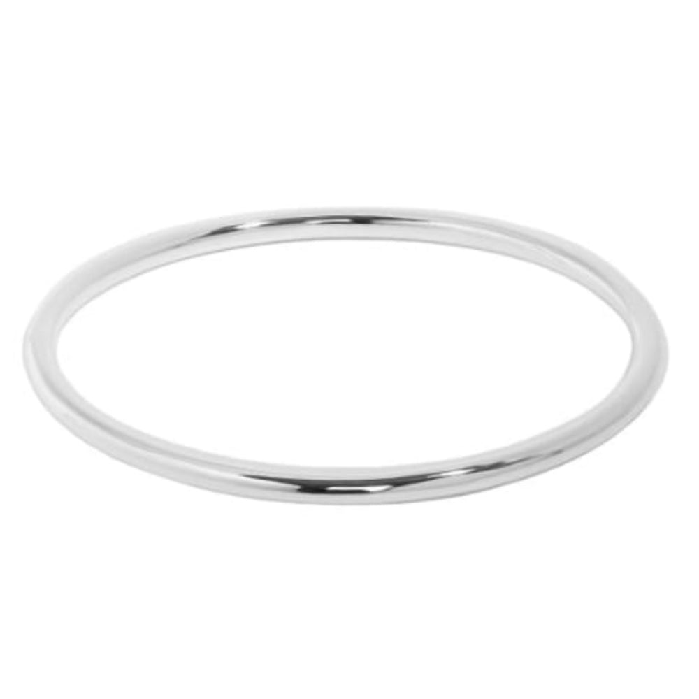 Simplicity Sterling Silver Bangle - 3mm – Tribe and Hunt