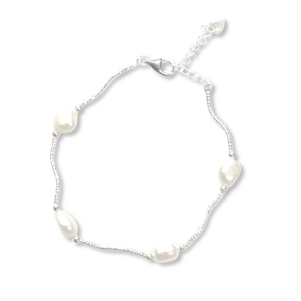 Sterling Silver Bracelet - Pure Pearls