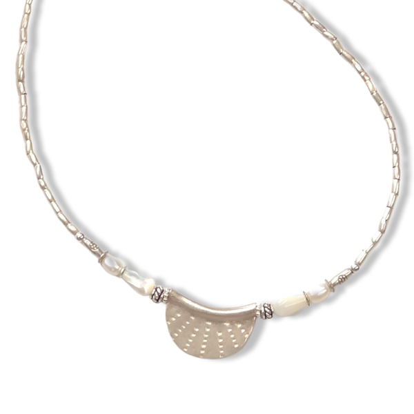Hilltribe Silver Necklace - Moonrise