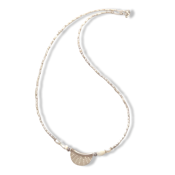Hilltribe Silver Necklace - Moonrise