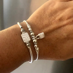 Hill Tribe Silver Bracelet Wrap - Under Lock + Key