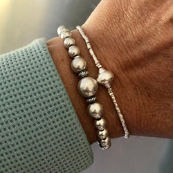 Hilltribe Silver Bracelet - Seashells