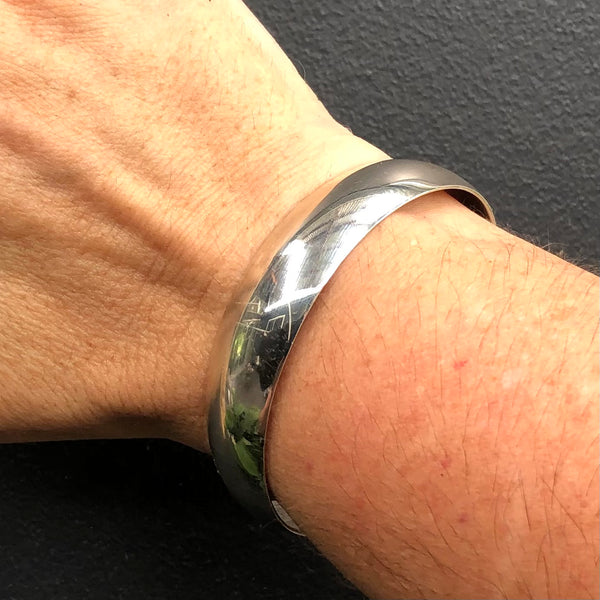 Smooth Cuff Bracelet - Large (15mm thick)