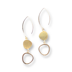 14k Gold Vermeil Earrings - Molten