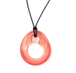 Intricate Glass Pendant  -  Rose