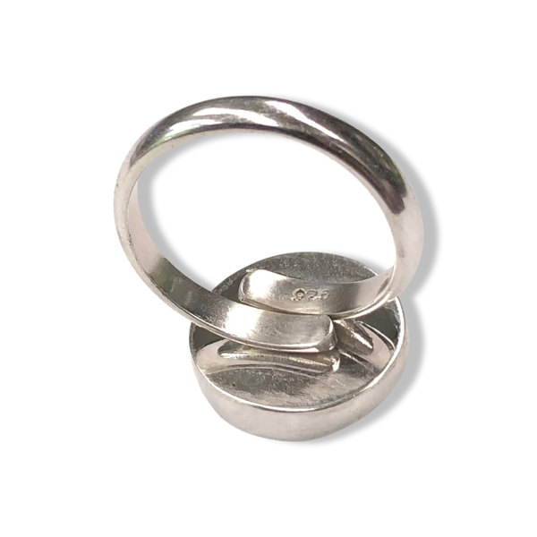 Adjustable Sterling Silver Ring - Keshi Pearl