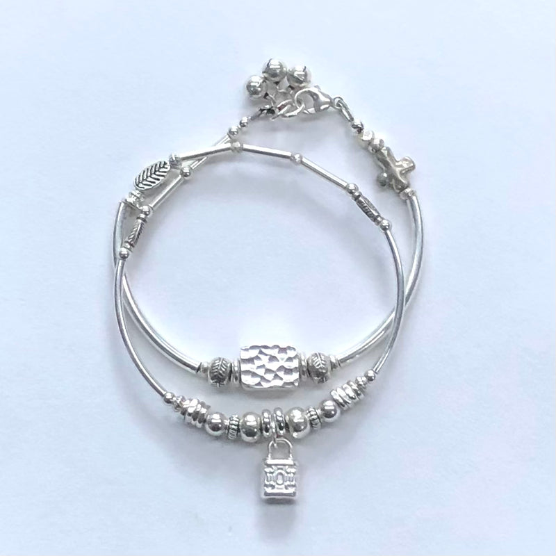 Hill Tribe Silver Bracelet Wrap - Under Lock + Key