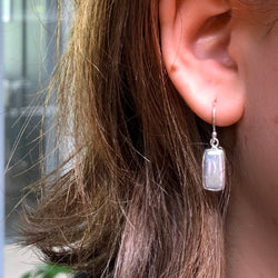 Sterling Silver Earrings - Biwa Pearl