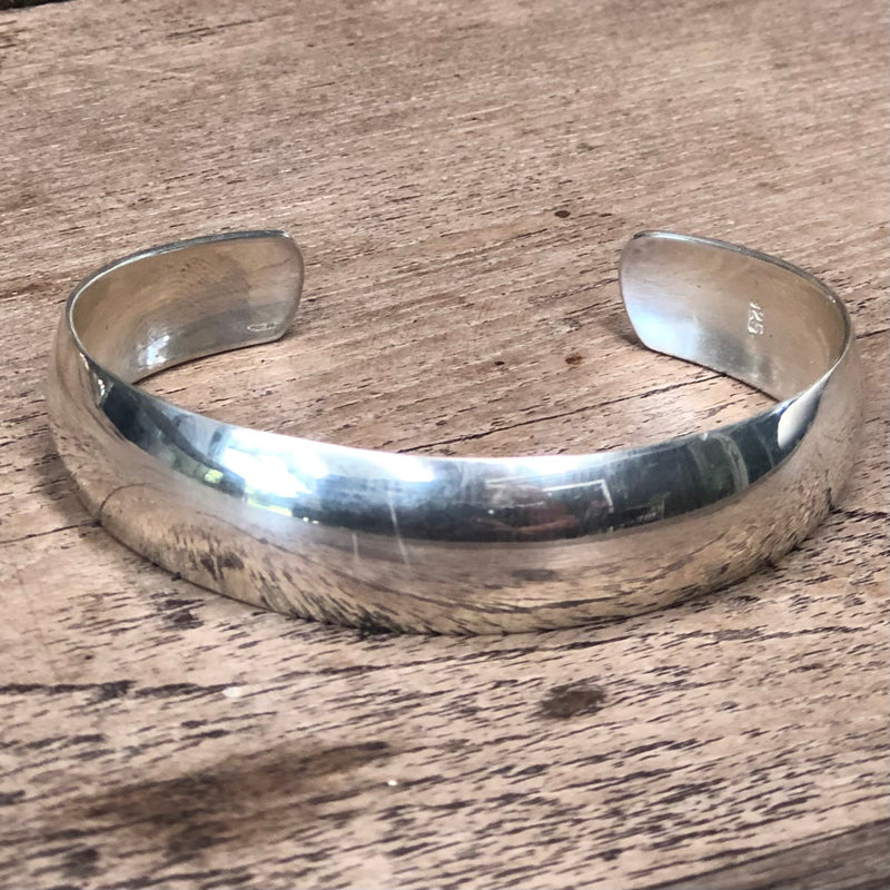 Smooth Cuff Bracelet - Large (15mm thick)